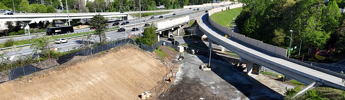 Diagram of the North Fork Peachtree Creek Storage and Pump Station project